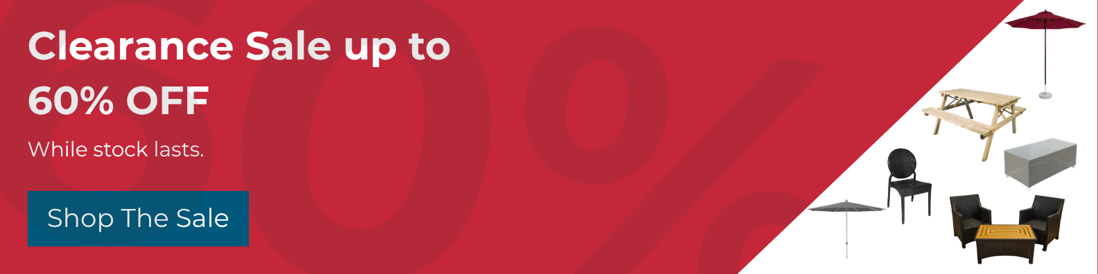 Clearance banner
